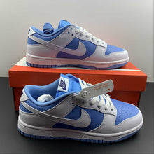 Cargar imagen en el visor de la galería, SB Dunk Low Reverse UNC University Blue White Royal Blue DJ9955-101
