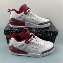 Cargar imagen en el visor de la galería, Air Jordan Spizike Low White Red Gray FQ1579-126