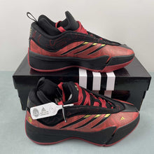 Cargar imagen en el visor de la galería, Adidas Dame 9 Bape Black Red GY3018