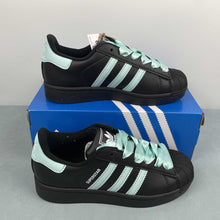 Cargar imagen en el visor de la galería, Adidas Superstar 2 Core Black Ash Blue Core Black JH9977