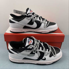 Cargar imagen en el visor de la galería, SB Dunk Low White Black Grey Multi Color FD4623-139