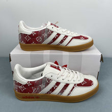 Cargar imagen en el visor de la galería, Adidas Gazelle x Louis Vuitton Monogram Red White SC9207-734