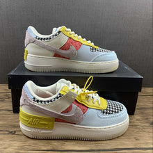 Cargar imagen en el visor de la galería, Air Force 1 Shadow Multi Print Houndstooth Bright Citron DM8076-100