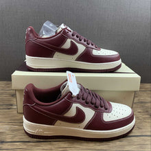 Cargar imagen en el visor de la galería, Air Force 1 07 Low Gypsophila Dark Red Rice White JH6969-281