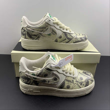 Cargar imagen en el visor de la galería, Air Force 1 07 Low Rich Grey White Green CW1188-555