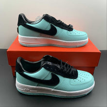 Cargar imagen en el visor de la galería, Air Force 1 Low 1837 Tiffany Blue Black DZ1382-002