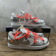 Cargar imagen en el visor de la galería, Dunk Low LTHR OW FUTURA Silver White CT0856-100