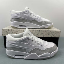 Cargar imagen en el visor de la galería, Air Jordan 4 RM White Silver Gray HQ3441-111