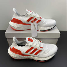 Cargar imagen en el visor de la galería, Adidas Ultraboost 22 Cloud White Vivid Red Beam Yellow HP2485