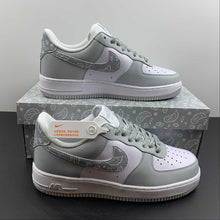Cargar imagen en el visor de la galería, Air Force 1 07 Low Cashew Flower Grey White XM6321-736