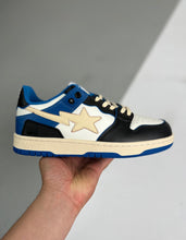 Cargar imagen en el visor de la galería, BAPE Sk8 STA Blue Navy Black White Beige