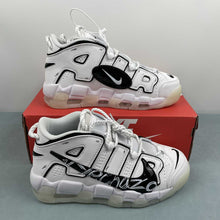 Cargar imagen en el visor de la galería, Air More Uptempo 96 White Black Photon Dust DQ5014-100