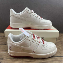 Cargar imagen en el visor de la galería, Air Force 1 07 Low NBA Rice White Dark Red NB8969-123