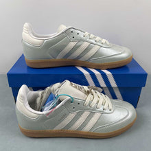 Cargar imagen en el visor de la galería, Adidas Samba OG Linen Green Cyber Metallic IG1965