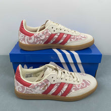 Cargar imagen en el visor de la galería, Adidas Samba OG x Liberty London Cream White Better Scarlet JR8841