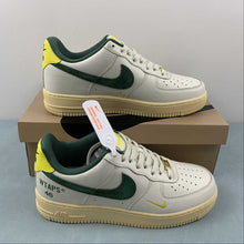 Cargar imagen en el visor de la galería, Air Force 1 07 Low “WTAPS 46” Off White Green Yellow BS9055-745