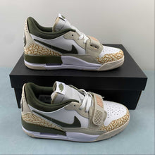 Cargar imagen en el visor de la galería, PSG x Air Jordan Legacy 312 Low White Hemp Sail Sequoia Green FZ4358-100