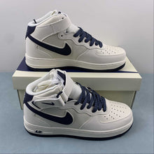 Cargar imagen en el visor de la galería, Air Force 1 07 Mid Off White Dark Blue SH0235-566