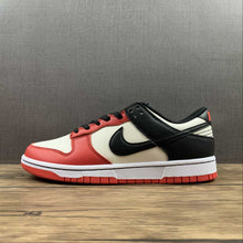 Cargar imagen en el visor de la galería, NBA x SB Dunk Low EMB 75th Anniversary White Black Chile Red DD3363-100