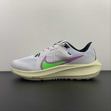 Cargar imagen en el visor de la galería, Air Zoom Pegasus 40 White Passionate Red Shy Blue FJ1051-100