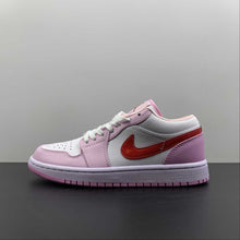 Cargar imagen en el visor de la galería, Air Jordan 1 Low “Valentines Day” Pink and Purple DR0758-170