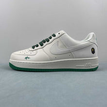 Cargar imagen en el visor de la galería, Air Force 1 07 Low BAPE Off White Green Brown FG6688-102
