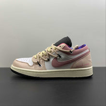 Cargar imagen en el visor de la galería, Air Jordan 1 Low SE “Pink Rose” Black White Onix-White Sail DQ8421-001