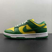 Cargar imagen en el visor de la galería, SB Dunk Low SP Brazil Varsity Maize Pine-Green CU1727-700