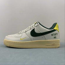 Cargar imagen en el visor de la galería, Air Force 1 07 Low “WTAPS 46” Off White Green Yellow BS9055-745