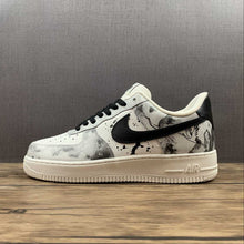 Cargar imagen en el visor de la galería, Air Force 1 07 Low Landscape Ink Painting White Black BL1522-089