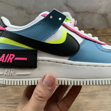 Cargar imagen en el visor de la galería, Air Force 1 Shadow Sunset Pulse Light Armory Blue Black CU8591-101