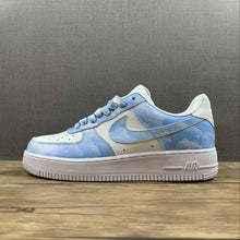 Cargar imagen en el visor de la galería, Air Force 1 07 Low Blue Sky White Blue Customised CW2288-113