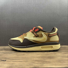 Cargar imagen en el visor de la galería, Travis Scott x Air Max 1 Wheat Cactus Jack Baroque Brown DO9392-200