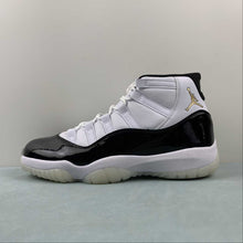 Cargar imagen en el visor de la galería, Air Jordan 11 Retro DMP White Black Metallic Gold CT8012-170