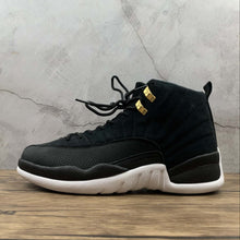 Cargar imagen en el visor de la galería, Air Jordan 12 Retro Reverse Taxi Black White 130690-017