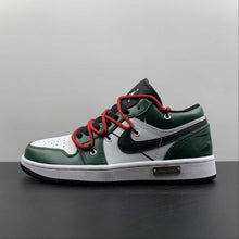 Cargar imagen en el visor de la galería, Air Jordan 1 Low Vibe White Green Black Red 553558-963