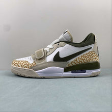Cargar imagen en el visor de la galería, PSG x Air Jordan Legacy 312 Low White Hemp Sail Sequoia Green FZ4358-100