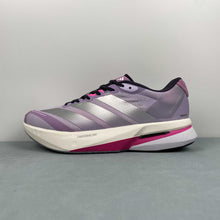 Cargar imagen en el visor de la galería, Adizero Boston 13 Powder Plum Silver Metallic Shock Pink JS4955