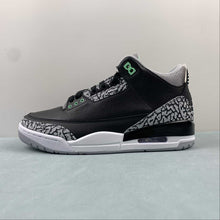Cargar imagen en el visor de la galería, Air Jordan 3 Retro Bright Green Wolf Gray Black White CT8532-031