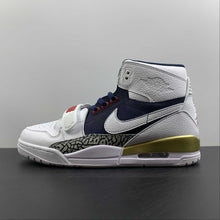 Cargar imagen en el visor de la galería, Air Jordan Legacy 312 High White Blue Gold AV3922-101