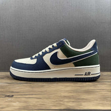 Cargar imagen en el visor de la galería, Air Force 1 07 Low White Midnight Navy Dark Green 315122-661