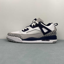 Cargar imagen en el visor de la galería, Air Jordan Spizike Low White Neutral Grey Anthracite Midnight Navy FQ1759-140