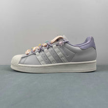Cargar imagen en el visor de la galería, Adidas Superstar Purple Light Grey Off White IF1804