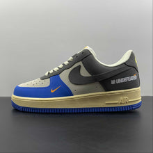 Cargar imagen en el visor de la galería, Air Force 1 07 Low Undefeated Dark Grey Blue Gold 315122-005