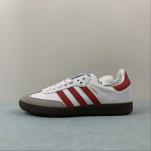 Cargar imagen en el visor de la galería, Adidas Samba OG White Better Scarlet Supplier Color IG1025