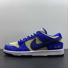 Cargar imagen en el visor de la galería, SB Dunk Low Jackie Robinson Racer Coconut Blue DV2203-400