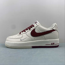 Cargar imagen en el visor de la galería, Air Force 1 07 Low Dark Red Off White JJ0253-009