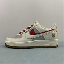 Cargar imagen en el visor de la galería, Air Force 1 07 Low Double Swoosh White Red Grey CC2569-022