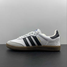 Cargar imagen en el visor de la galería, Adidas Samba Vegan Cloud White Core Black Metallic Gold FW2427