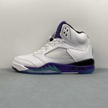 Cargar imagen en el visor de la galería, Air Jordan 5 Retro Grape White Purple HQ7979-100